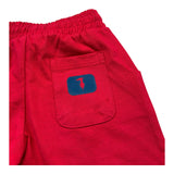 Trussardi Bermuda Tuta Tinta Unita con Logo per Neonato TIP26097BE ROSSO TRUSSARDI 