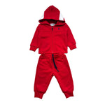 Trussardi Completo 2 Pezzi Felpa-Pantalone Tinta Unita per Neonata TIP26100CF ROSSO TRUSSARDI 