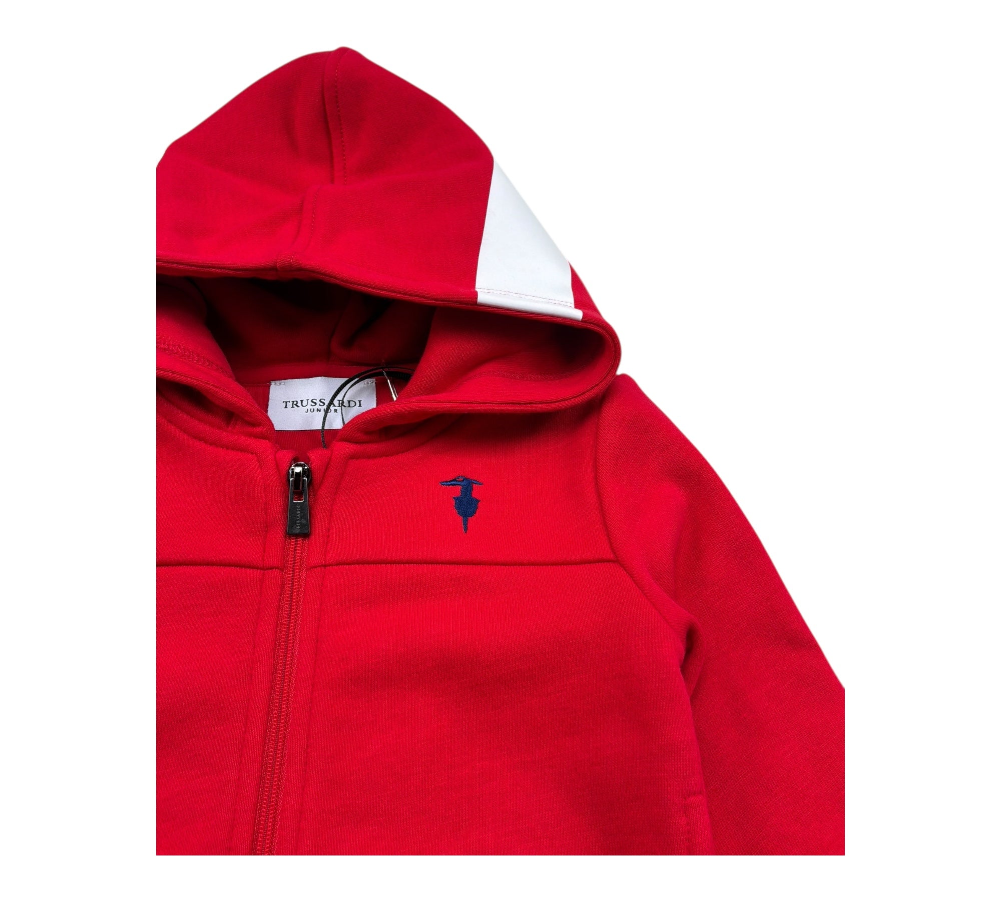 Trussardi Completo 2 Pezzi Felpa-Pantalone Tinta Unita per Neonata TIP26100CF ROSSO TRUSSARDI 