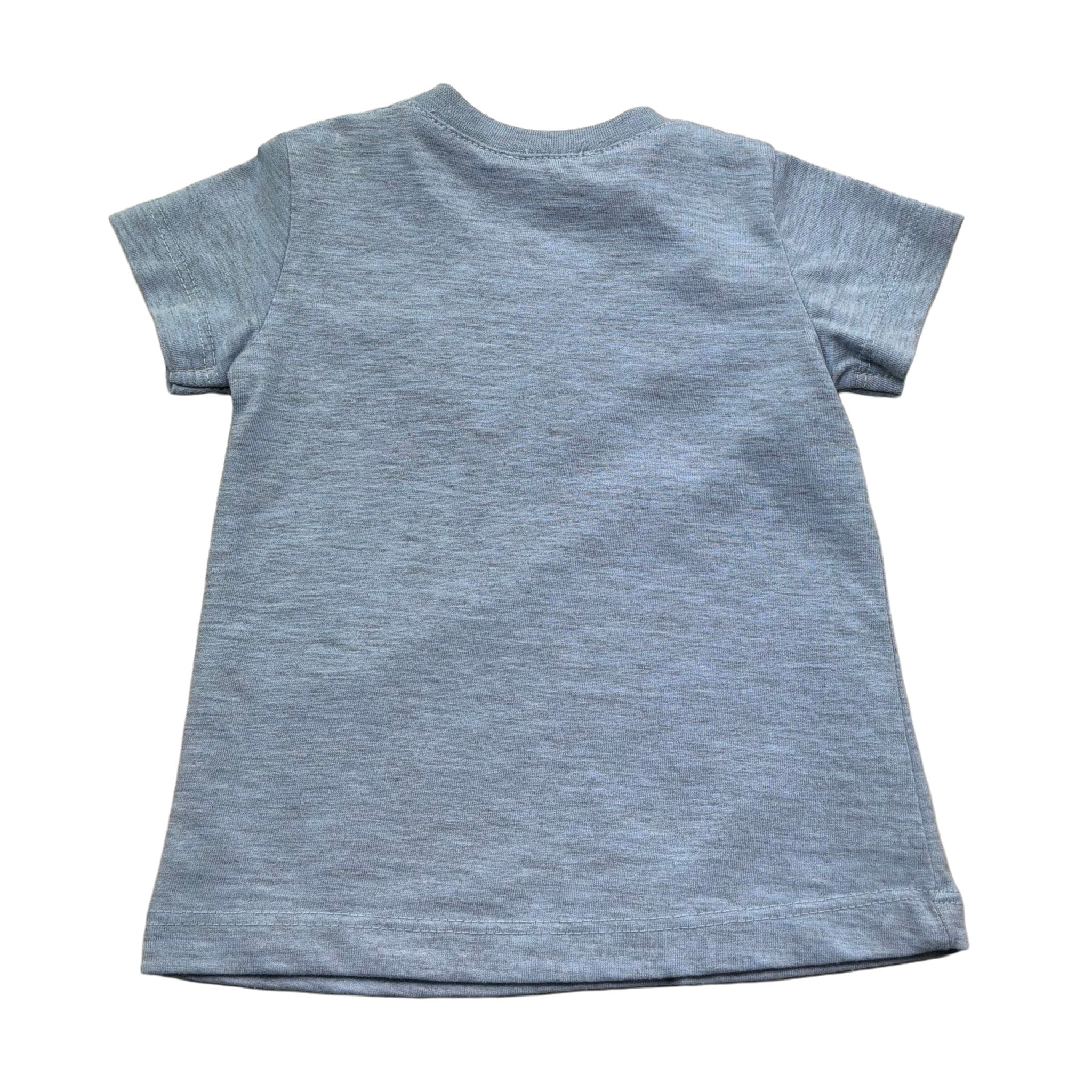 Trussardi T-Shirt Girocollo Tinta Unita con Logo per Neonato TIP26112TS AZZURRO TRUSSARDI 