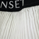 Twinset Gonna Tinta Unita con Elastico In Vita per Bambina 221GJ2QAC BIANCO TWINSET 