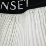 Twinset Gonna Tinta Unita con Elastico In Vita per Bambina 221GJ2QAC BIANCO TWINSET 