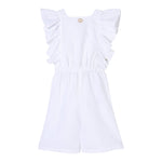 Twinset Tuta Tinta Giromanica Tinta Unita per Bambina 251GJ2405 BIANCO TWINSET 