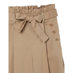 Twinset Pantalone Modello A Palazzo Tinta Unita per Bambina 251GJ2425 BEIGE TWINSET 