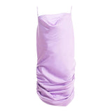 Twinset Abito Tinta Unita A Bretelle per Bambina 251GJ2450X LILLA TWINSET 