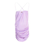 Twinset Abito Tinta Unita A Bretelle per Bambina 251GJ2450X LILLA TWINSET 