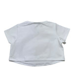 Twinset T-Shirt Girocollo Tinta Unita con Ricami per Neonata 251GJ2480N BIANCO TWINSET 