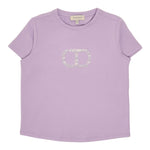 Twinset T-Shirt Girocollo Tinta Unita con Stampa per Neonata 251GJ2485X LILLA TWINSET 