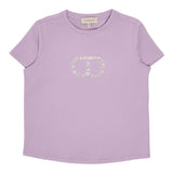 Twinset T-Shirt Girocollo Tinta Unita con Stampa per Neonata 251GJ2485X LILLA TWINSET 