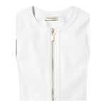 Twinset Giubbino In Ecopelle Tinta Unita per Bambina 251GJ2560 BIANCO TWINSET 