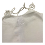 Twinset Top Tinta Unita con Logo per Bambina 251GJ2570 BIANCO TWINSET 