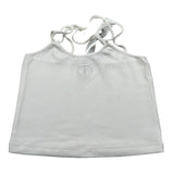 Twinset Top Tinta Unita con Logo per Bambina 251GJ2570X PANNA TWINSET 