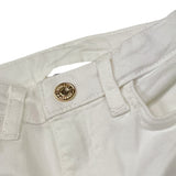 Twinset Pantalone Modello A Palazzo Tinta Unita per Neonata 251GJ2611N BIANCO TWINSET 