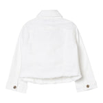 Twinset Giubbino In Denim Tinta Unita per Bambina 251GJ2612 BIANCO TWINSET 