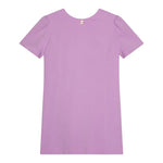 Twinset Abito Mezza Manica Tinta Unita con Fiocco per Bambina 251GJ2QN9 LILLA TWINSET 