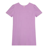 Twinset Abito Mezza Manica Tinta Unita con Fiocco per Bambina 251GJ2QN9 LILLA TWINSET 