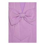 Twinset Abito Mezza Manica Tinta Unita con Fiocco per Bambina 251GJ2QN9 LILLA TWINSET 