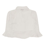 Twinset Set Camicia-Canotta Tinta Unita Traforata per Bambina 251GJ2QR0 BIANCO TWINSET 