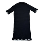 Twinset Abito Mezza Manica Tinta Unita con Zip E Colletto per Bambina 251GJ3401 NERO TWINSET 