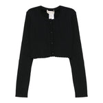 Twinset Cardigan Tinta Unita per Bambina 251GJ3405X NERO TWINSET 