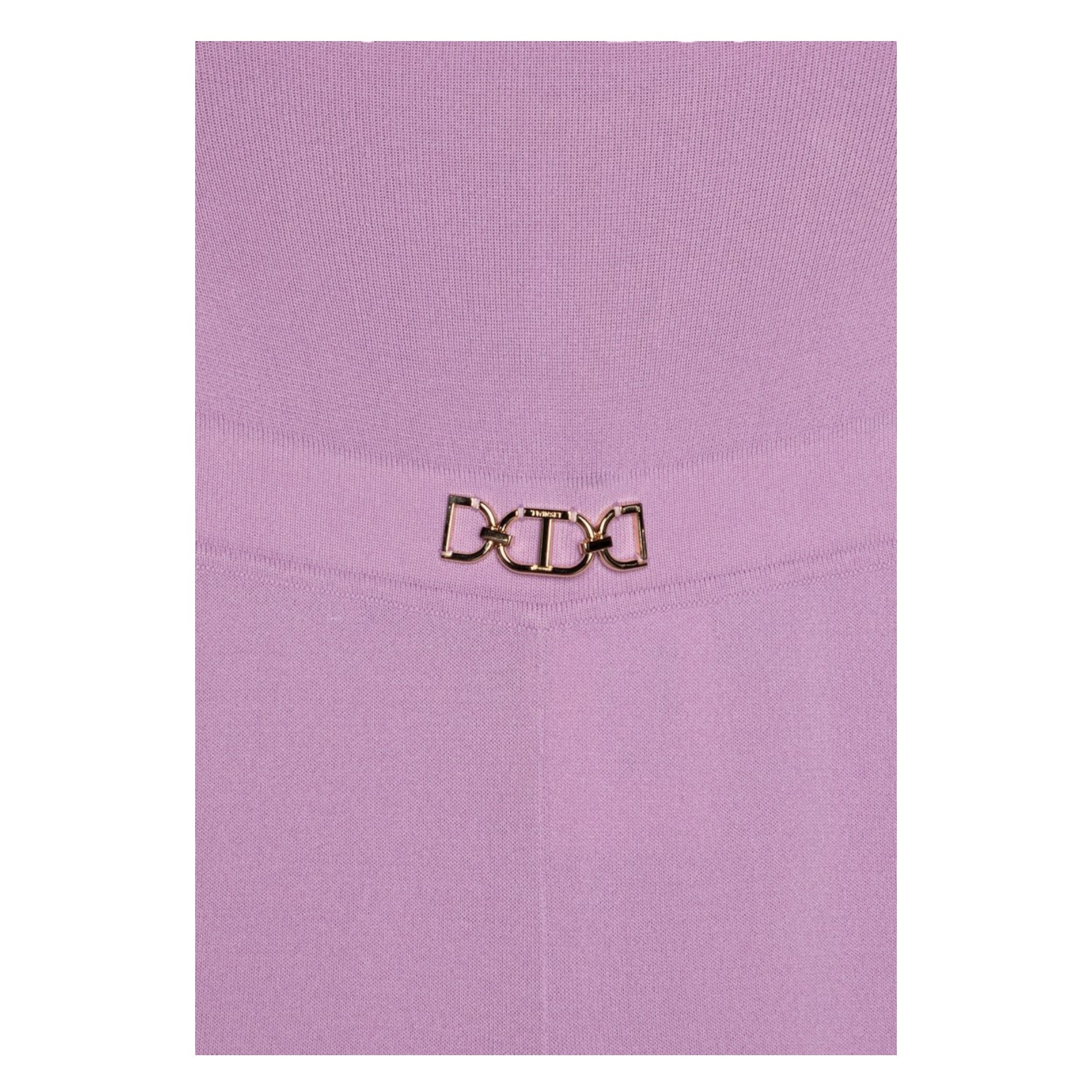 Twinset Tuta Intera Tinta Unita con Logo per Bambina 251GJ3QW1X LILLA TWINSET 