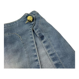 U+È Short In Denim Tinta Unita Modello Gonna per Neonata UE1697 AZZURRO U+è 