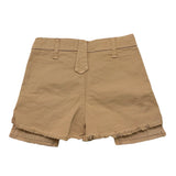 U+È Short Modello Gonna Tinta Unita per Bambina UE1760 SABBIA U+è 
