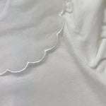 U+È T-Shirt Tinta Unita con Colletto per Bambina UE1773 BIANCO U+è 
