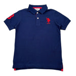 U.S. Polo Assn Polo Mezza Manica Tinta Unita con Logo per Bambino US41597 BLU U.S. POLO ASSN 