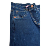Vicolo Jeans Tinta Unita Modello Palazzo per Bambina 3141PD1207 BLU VICOLO 
