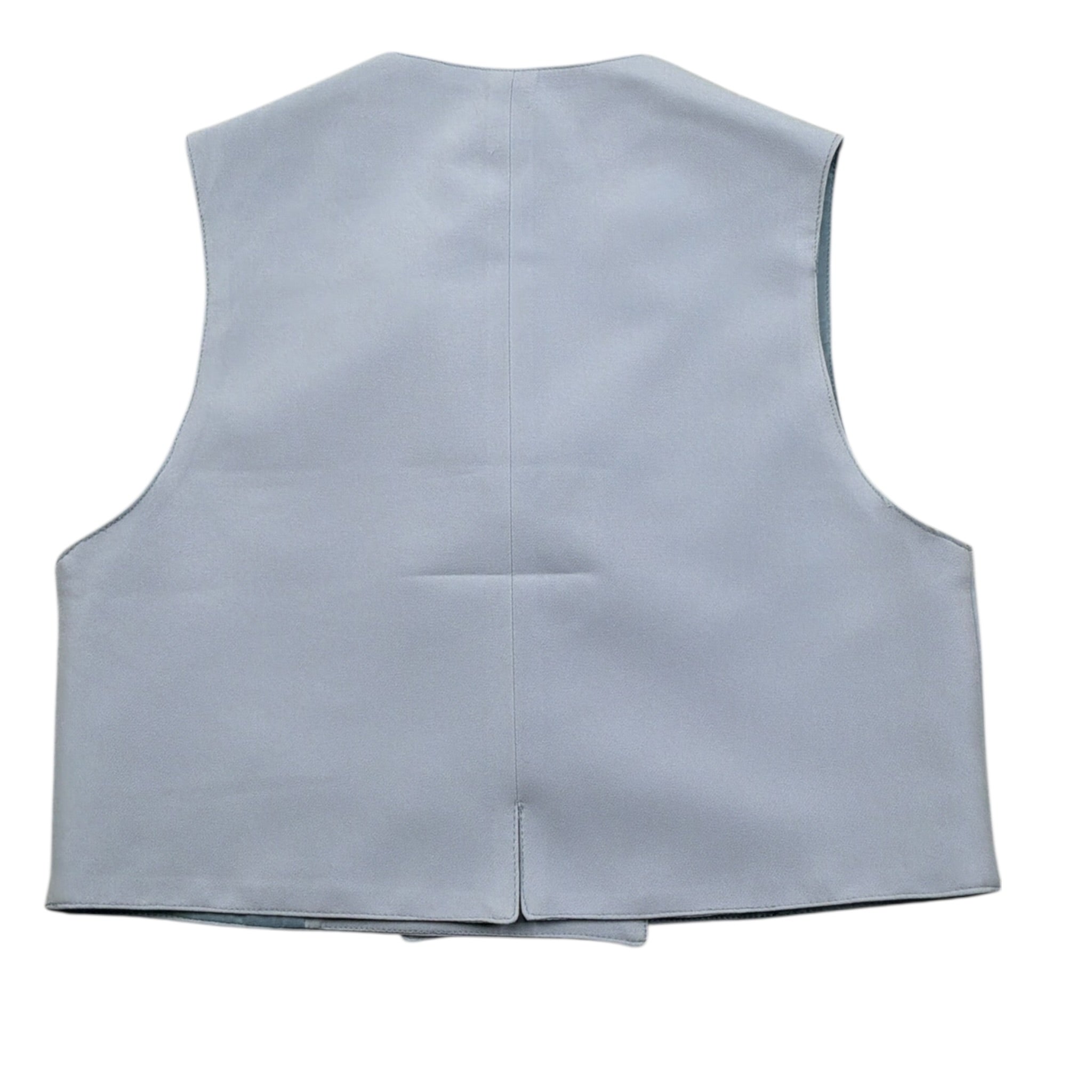 Vicolo Gilet tinta unita con Bottoni Azzurro per Bambina 3146B00090X AZZURRO VICOLO 