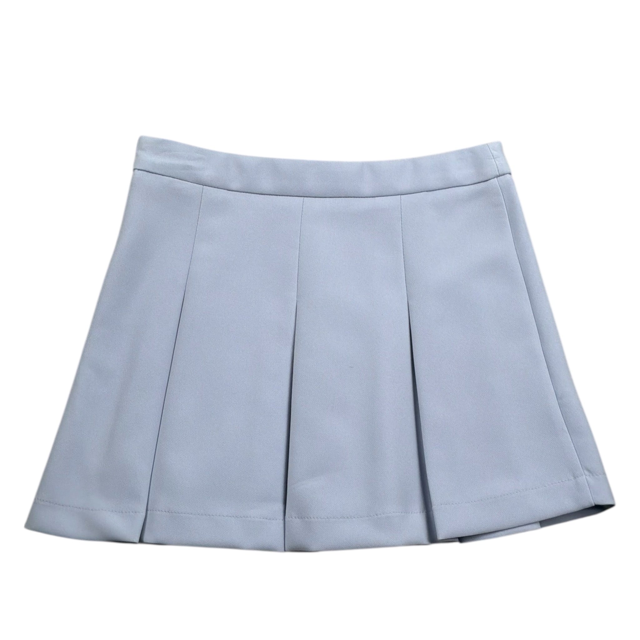 Vicolo Gonna Tinta Unita con Zip per Bambina 3146G00029 AZZURRO POLVERE VICOLO 