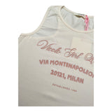 Vicolo Canotta Girocollo Tinta Unita con Stampa per Bambina 3146M00269 ROSA VICOLO 