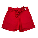 Vicolo Short Tinta Unita con Cinturino per Neonata 3146S00344NX ROSSO VICOLO 