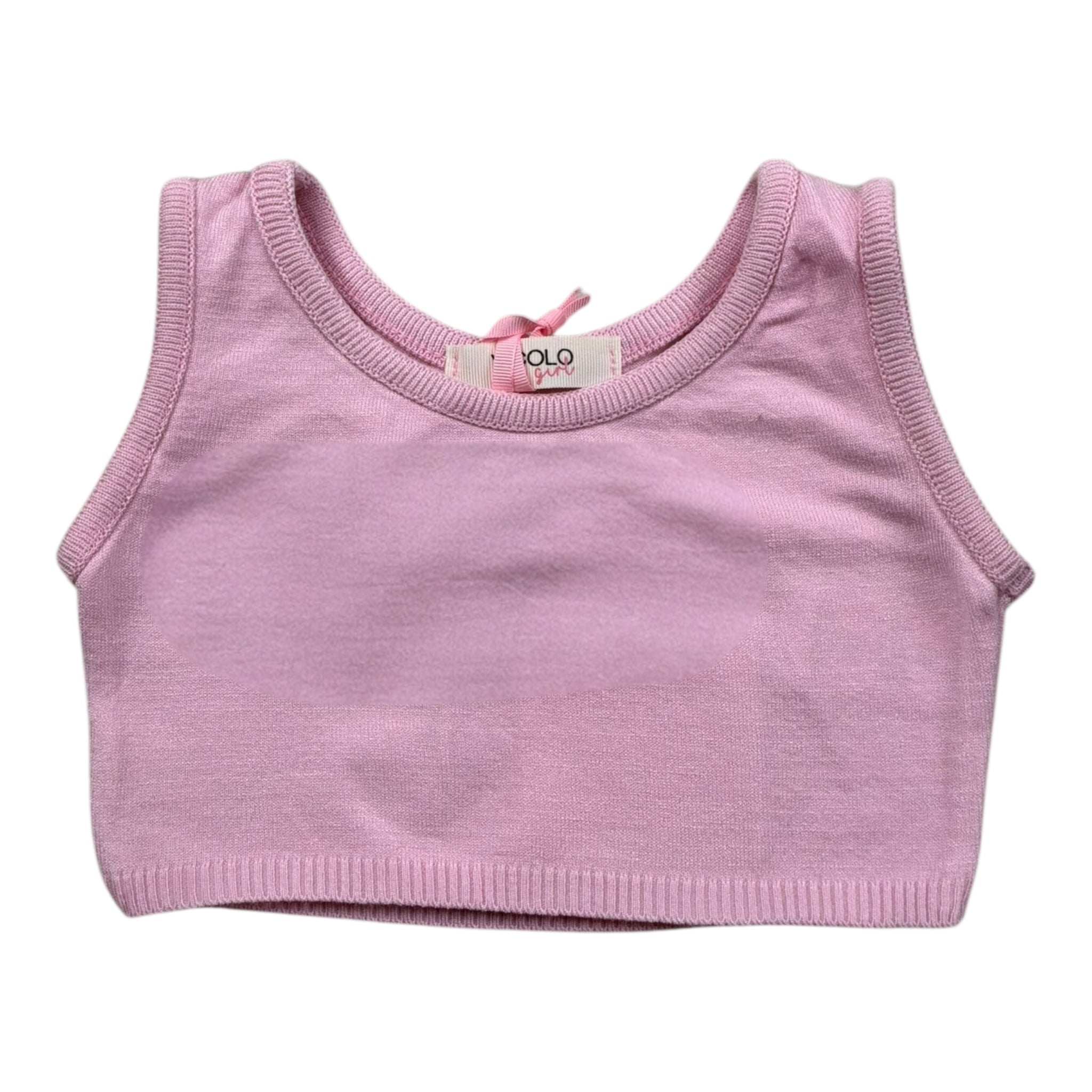 Vicolo Top Giromanica Tinta Unita per Neonata 3146WY00312X ROSA VICOLO 
