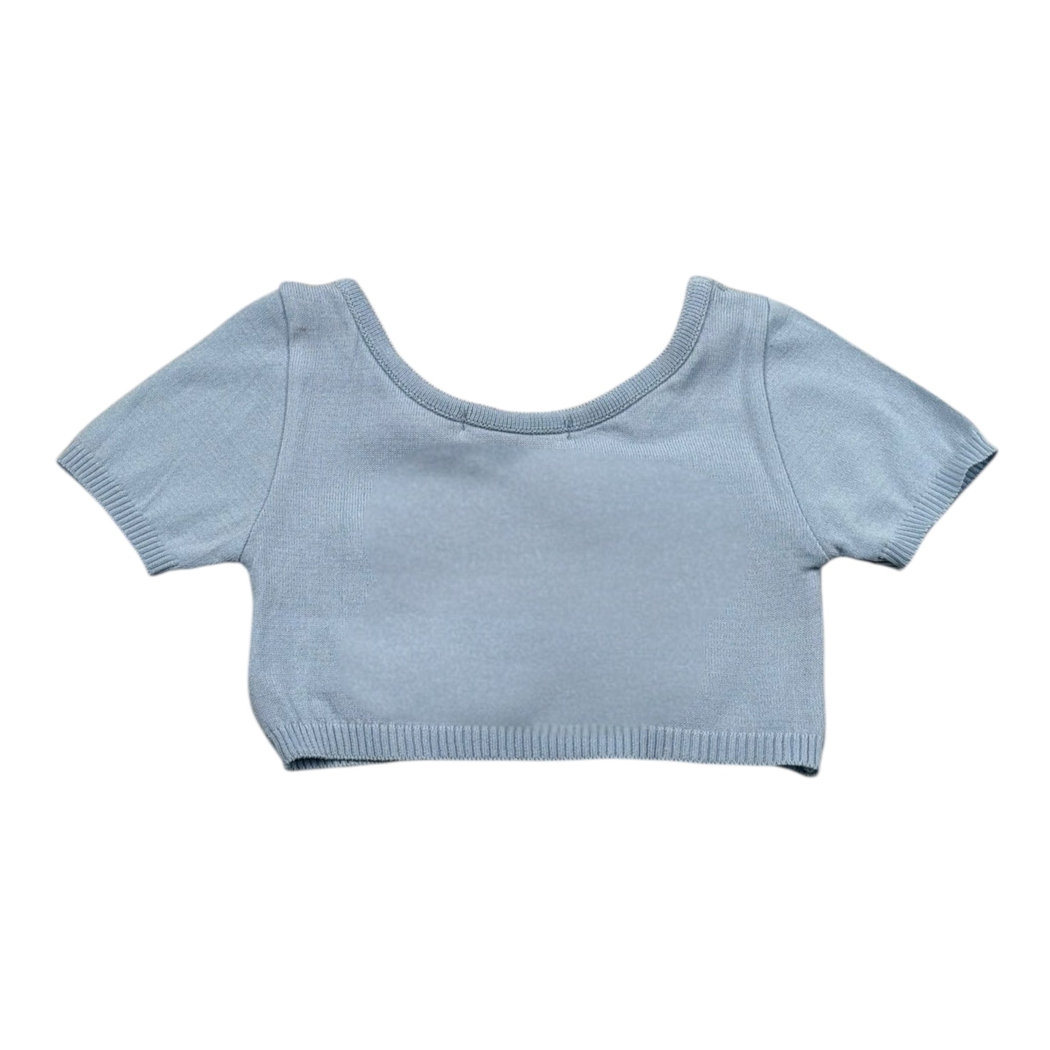 Vicolo T-Shirt Girocollo Tinta Unita per Neonata 3146WY00313X AZZURRO VICOLO 