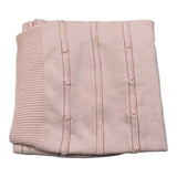 Wedoble Coperta Tinta Unita con Ricami per Neonata V2401306A ROSA WEDOBLE 