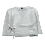 Wedoble Cardigan Tinta Unita per Neonata V2403308A BIANCO WEDOBLE 