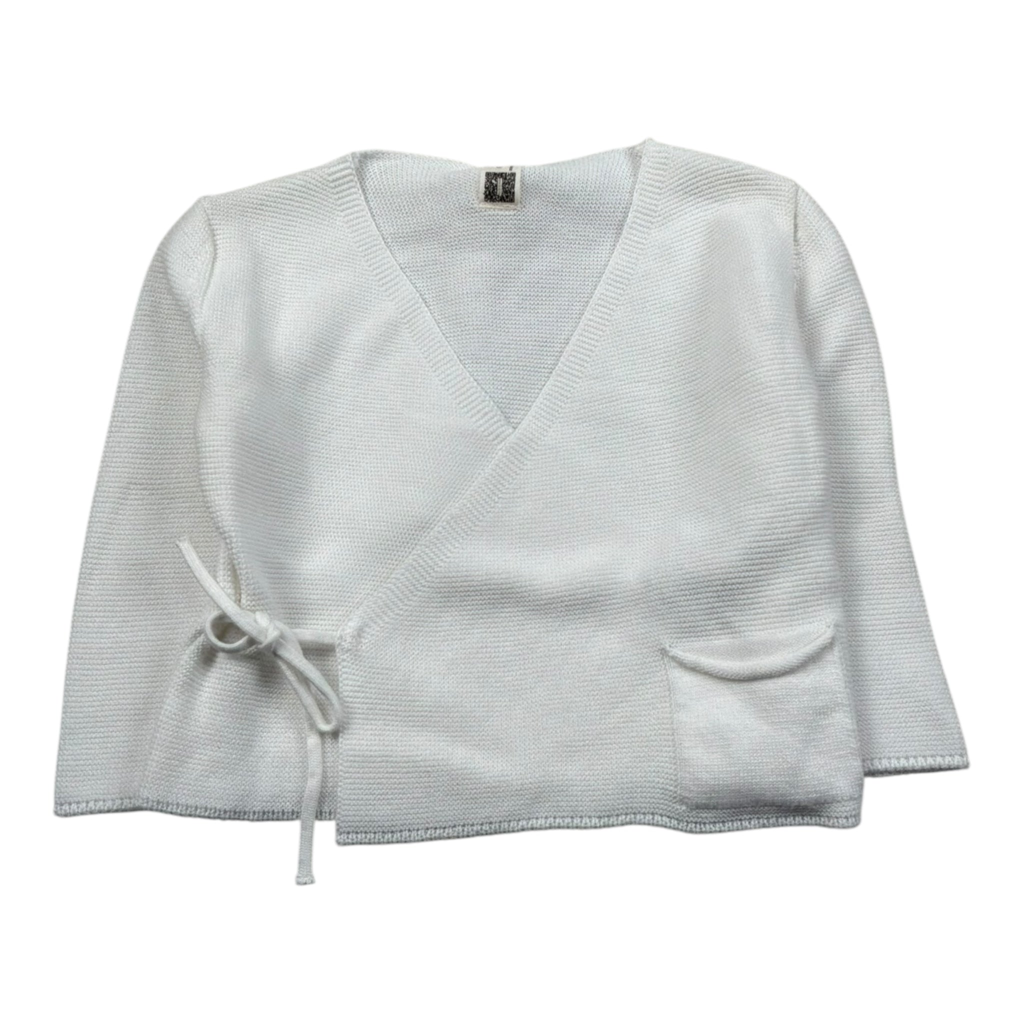 Wedoble Cardigan Tinta Unita per Neonata V2403308A BIANCO WEDOBLE 