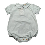 Wedoble Pagliaccetto Mezza Manica Fantasia A Righe per Neonato V2404716R BIANCO WEDOBLE 