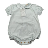 Wedoble Pagliaccetto Mezza Manica Fantasia A Righe per Neonato V2404716R BIANCO WEDOBLE 