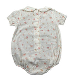 Wedoble Pagliaccetto Mezza Manica Tinta Unita per Neonata V2502716A PANNA WEDOBLE 