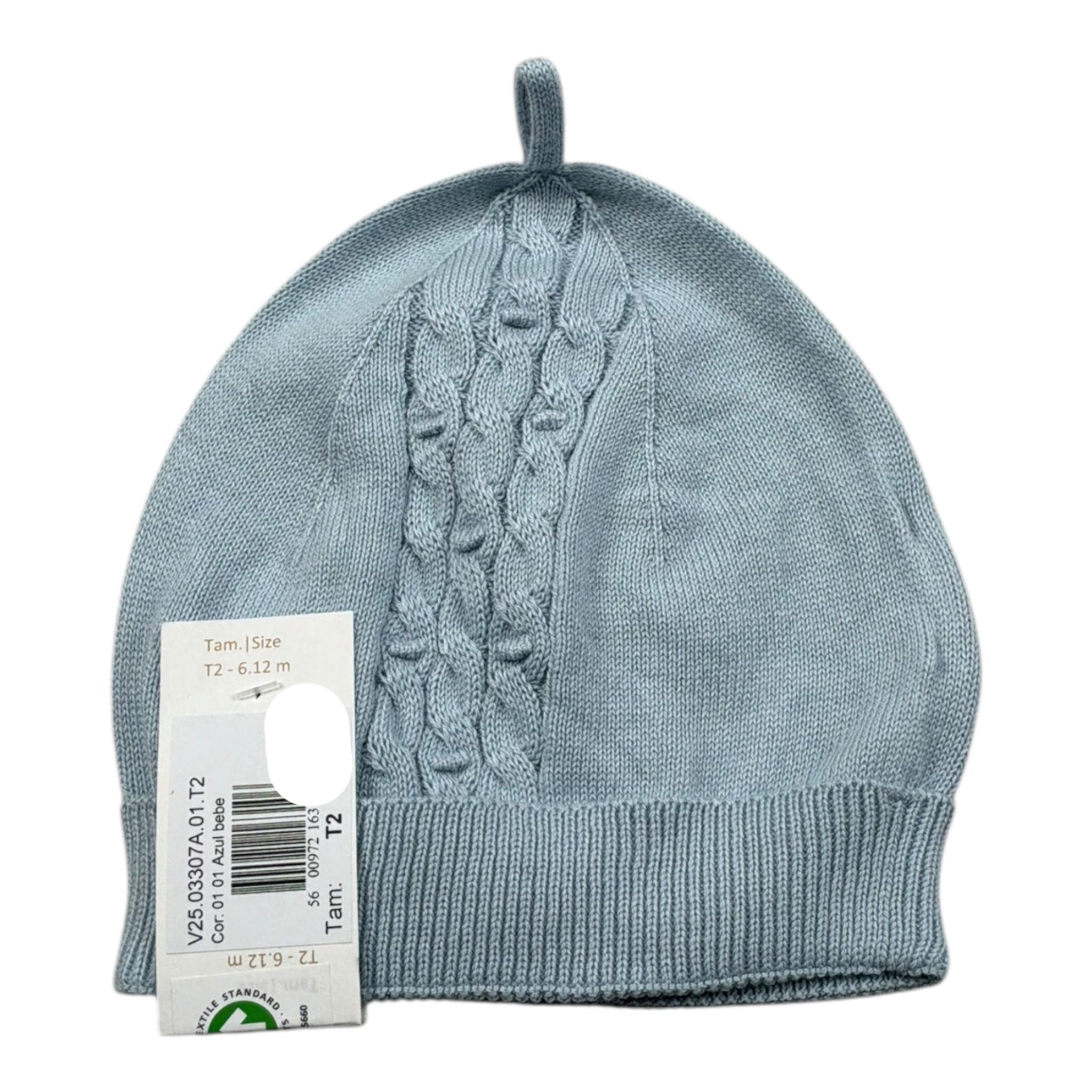 Wedoble Cappello Tinta Unita Traforato per Neonato V2503307A AZZURRO WEDOBLE 