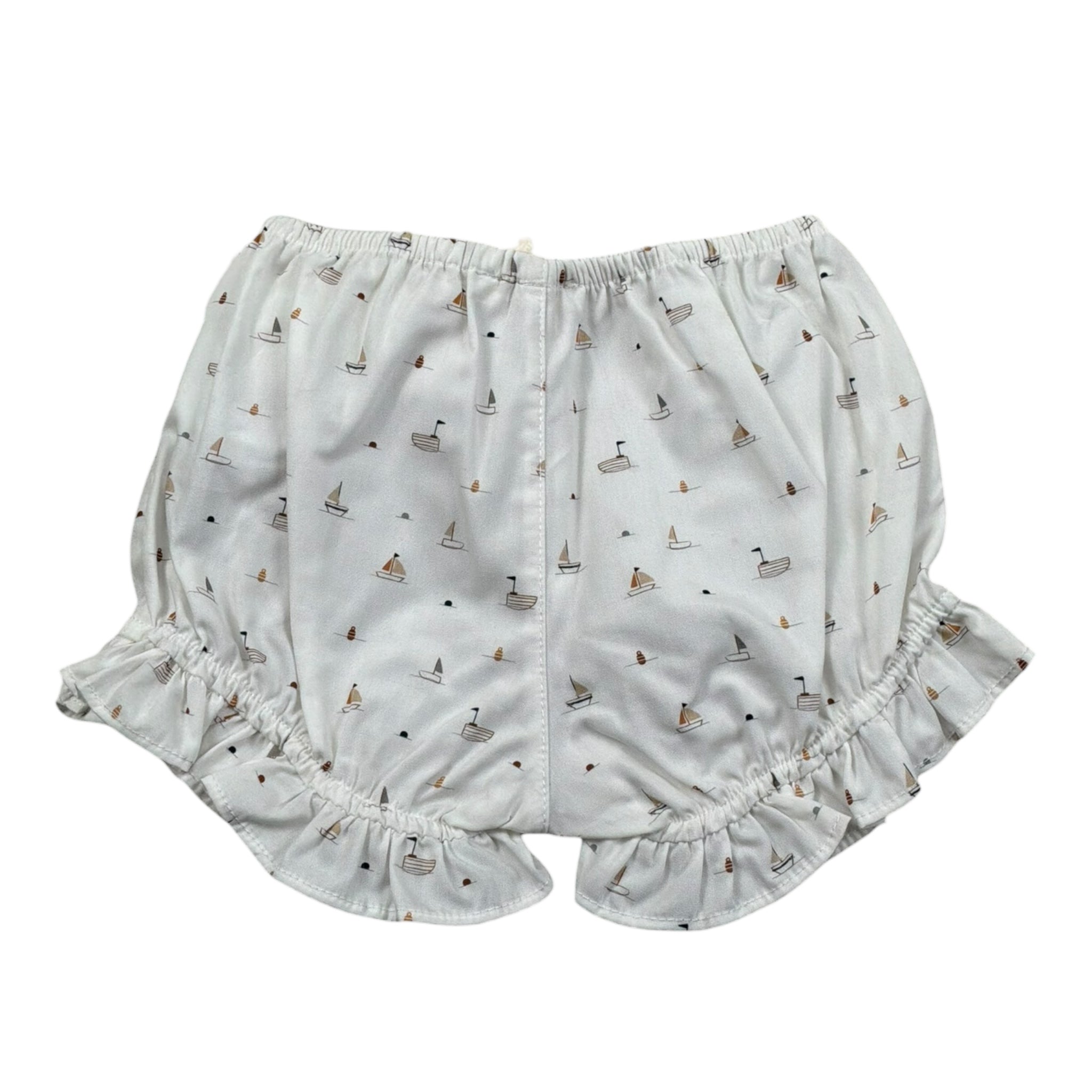 Wedoble Culotte Tinta Unita con Stampe per Neonata V2504721E BIANCO WEDOBLE 