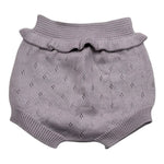 Wedoble Culotte Tinta Unita con Ricami per Neonata V2505331A LILLA WEDOBLE 