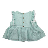 Wedoble Camicia Giromanica Fantasia Quadretti per Neonata V2505720X VERDE ACQUA WEDOBLE 