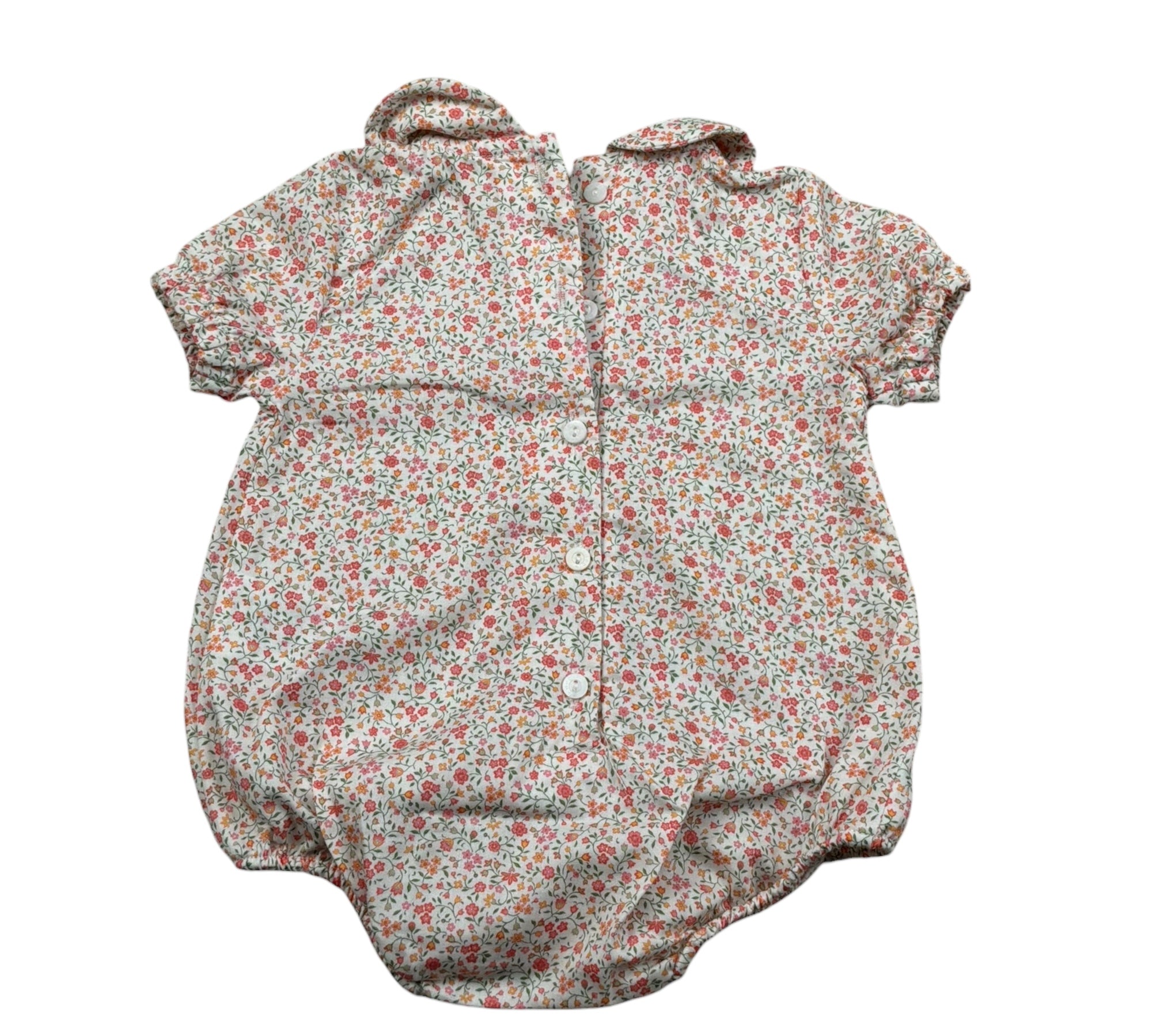 Wedoble Pagliaccetto Meza Manica Fantaisa Floreale per Neonata V2506716A BIANCO WEDOBLE 