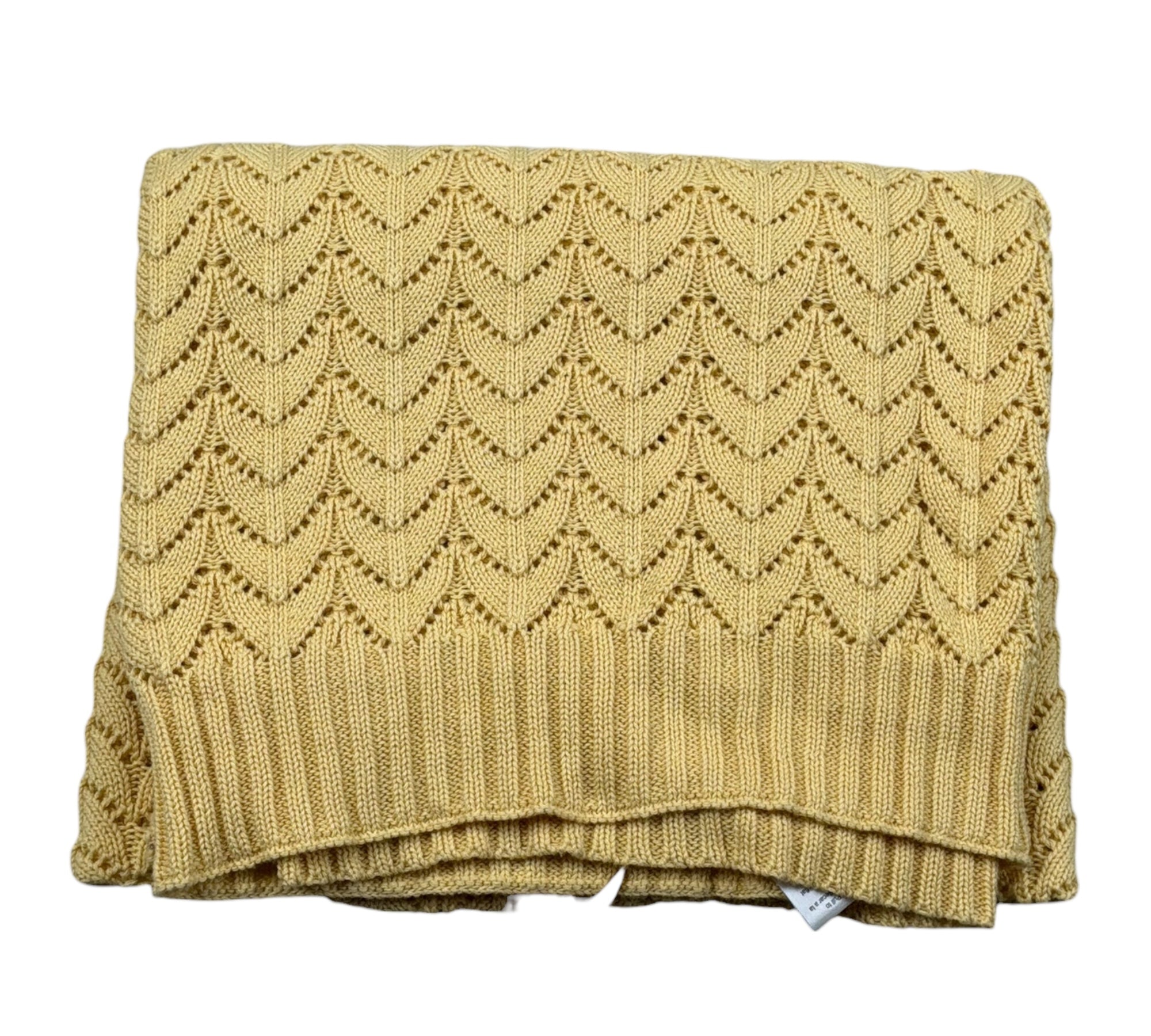 Wedoble Coperta Tinta Unita Traforato per Neonata V2507306A GIALLO WEDOBLE 