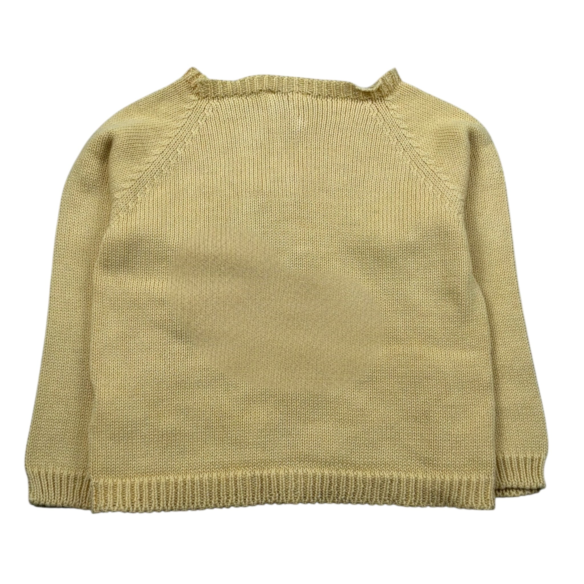 Wedoble Cardigan Tinta Unita con Trafori per Neonata V2507308B GIALLO WEDOBLE 