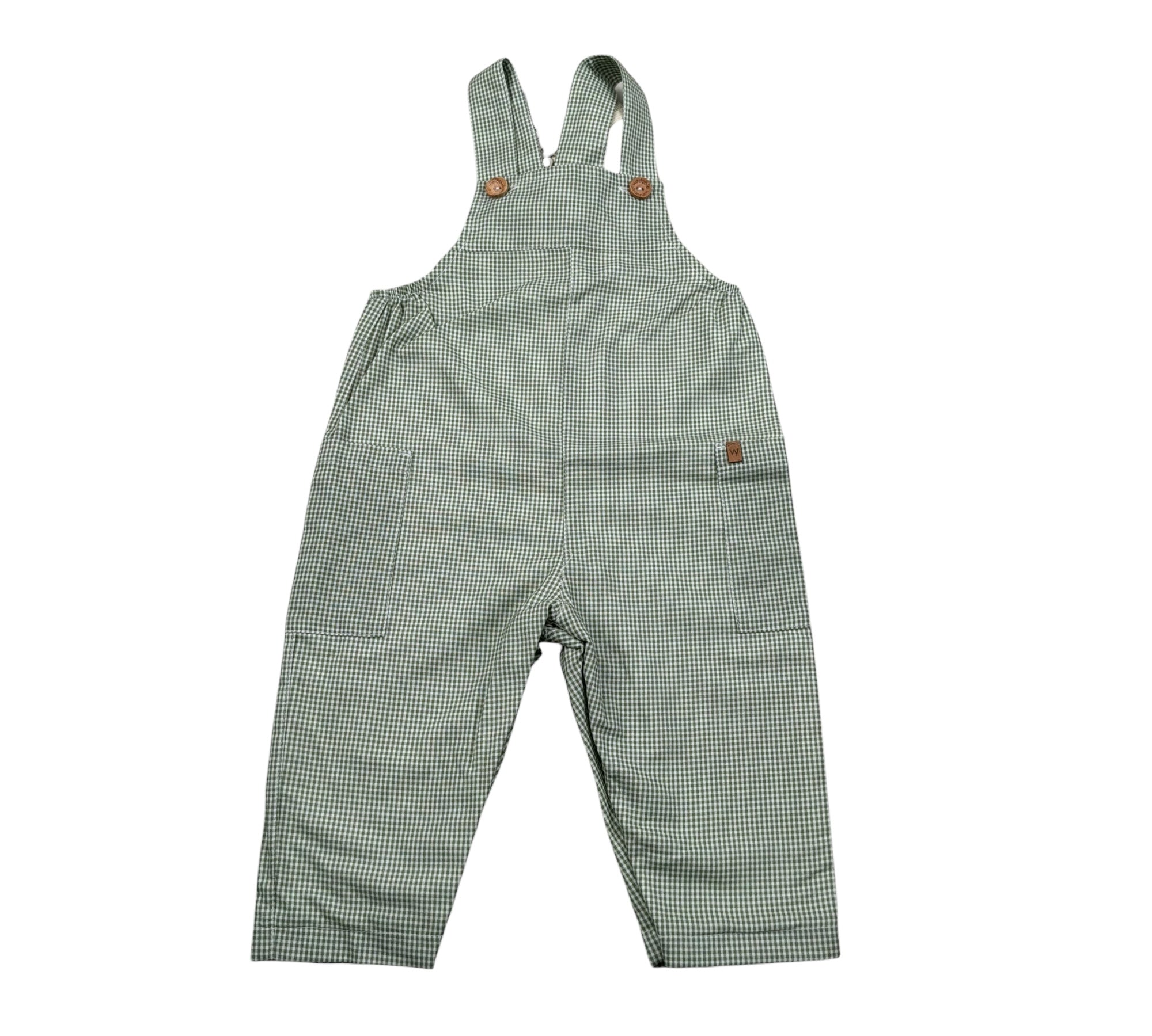Wedoble Salopette Fantasia Quadretti per Neonato V2507910X VERDE WEDOBLE 